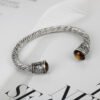 Ancient Gold Domineering Stripes Nordic Viking Bracelet Tiger Eye Bracelet Bracelets 14
