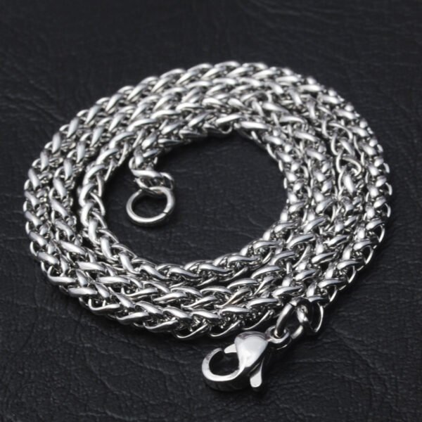 Asgard Crafted Handcrafted Stainless Steel Bear Paw Pendant Chain Necklaces 7