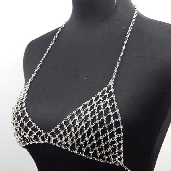 Leisure Nightclub Body Chains Artificial Diamond Chest Necklace Other 9