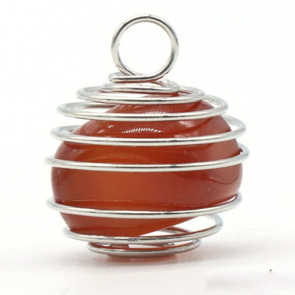 Natural Crystal Agate Semi-precious Copper Wire Winding Accessories 4