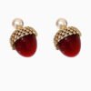 Women’s Cherries Earrings S925 Silver Needle Red Cherry Earrings 11