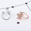 Japanese And Korean Opening Adjustable Crown Diamond Ear Clip Accessories 8