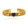 Woven Mesh Stainless Steel 18K Gold Plated Bracelet Bracelets 19