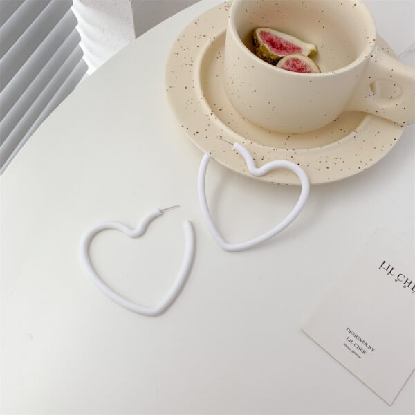 Needle Earrings Korea Ins Temperament Earrings Candy Color Love Acrylic Earrings Earrings 12
