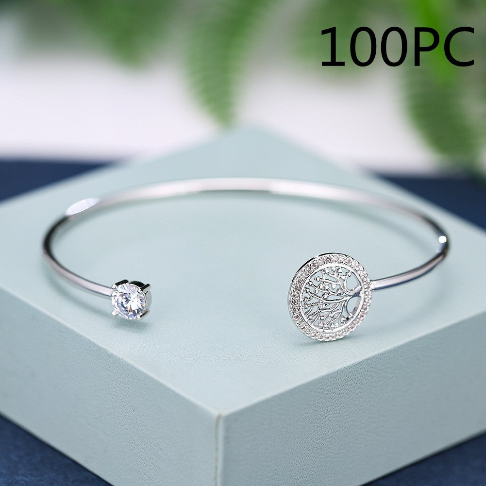 Gold Hope Tree White Diamond Bracelet Women Elegant Retro Style Jewelry BestSelling 12 Gold Hope Tree White Diamond Bracelet Women Elegant Retro Style Jewelry BestSelling 12