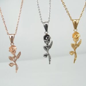 Stainless Steel Gold Roses Necklace For Men New Fashion Gold Cross Pendent With Chain Necklace Jewelry Men Necklace Necklaces Stainless Steel Gold Roses Necklace For Men New Fashion Gold Cross Pendent With Chain Necklace Jewelry Men Necklace Necklaces