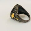 Gold-plated two-tone ring domineering creative Chinese dragon Rings 9