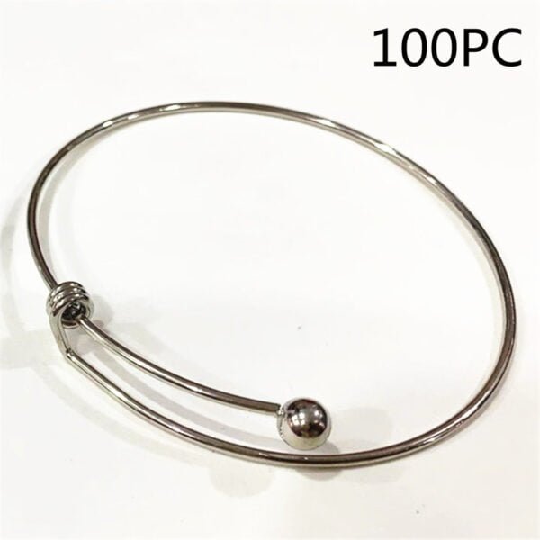 Hot 10pcs Lot Gold Silver Plated Charming Expandable Bangles Women Lady Wire Adjustable Bangle Bracelet For Fashion Gift Charms Bracelets 8