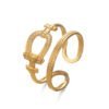 Temperament Wild Gold Plated Double Stainless Steel Geometric Ring Rings 20