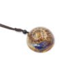 Resin And Crystal Fossil Snail Hemisphere Handicraft Pendant Accessories 21