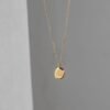 Titanium Steel Oval Gold Letter Necklace Female Clavicle Chain Necklaces 9