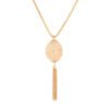 European And American Hollow Disc Pendant Tassel Long Necklace Women Necklaces 13 European And American Hollow Disc Pendant Tassel Long Necklace Women Necklaces 13