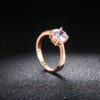 Rose gold and zircon ring Rings 18