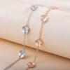 Ins Niche Simple Rose Gold Flower Bracelet Bracelets 12