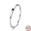 925 Sterling Silver Round Circle Pure Finger Ring Simple Heart Engrave Rings Promos25 9