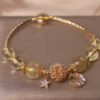 Natural Citrine Gold Gem Quartz Bracelet Women’s Light Luxury Star Moon Crystal Accessories Bracelets 20