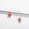 Copper Wire Geometric Arrow Original Crystal Columnar Tooth Stone Earrings Earrings 9 Copper Wire Geometric Arrow Original Crystal Columnar Tooth Stone Earrings Earrings 9