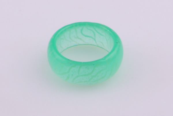 Fashion Luminous Resin Ring Rings 11
