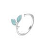 Korean Version Of Simple Temperament Wild New Leaf Alloy Accessories 11