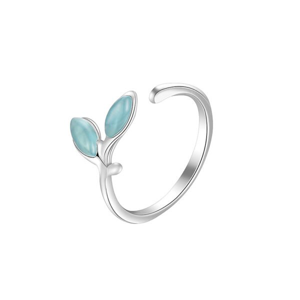 Korean Version Of Simple Temperament Wild New Leaf Alloy Accessories 5