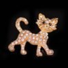 Fashion Jewelry Gold Cute Cat Brooches Garment Accessories Animal Pin Birthday Gift Other 7