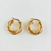 Vintage twist and gold-plated earrings Earrings 8 Vintage twist and gold-plated earrings Earrings 8