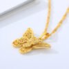 Gold Cutout Butterfly Necklace Necklaces 14