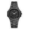 Hip Hop Full Diamond Dial High-end Gold Full Diamond Men’s Quartz Watch watches 9