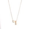 Fashion Exquisite Initial Gold And Silver Clavicle Chain Necklaces 14
