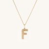 Personalized Simple Letter Necklace Fashion Creative Pattern Gold 26 Letter Necklaces 20 Personalized Simple Letter Necklace Fashion Creative Pattern Gold 26 Letter Necklaces 20