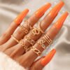 Popular Fashion Geometric Joint Ring Set Rings 16
