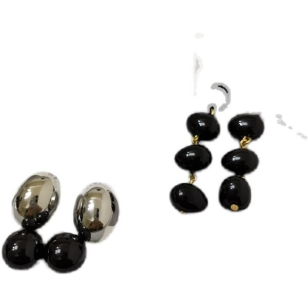 Fashion Black Premium Sense Stud Earrings Earrings 7