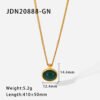 Gold Plated Stainless Steel Chain Necklace Women Bracelets 9