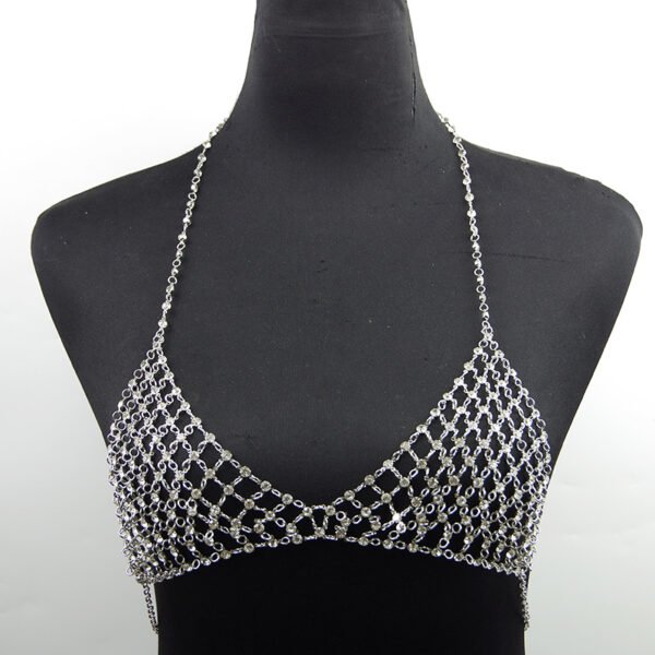 Leisure Nightclub Body Chains Artificial Diamond Chest Necklace Other 5