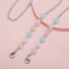 Children’s Anti-lost Multi-purpose Peach Heart Acrylic Bead Mask Chain Necklaces 9 Children’s Anti-lost Multi-purpose Peach Heart Acrylic Bead Mask Chain Necklaces 9