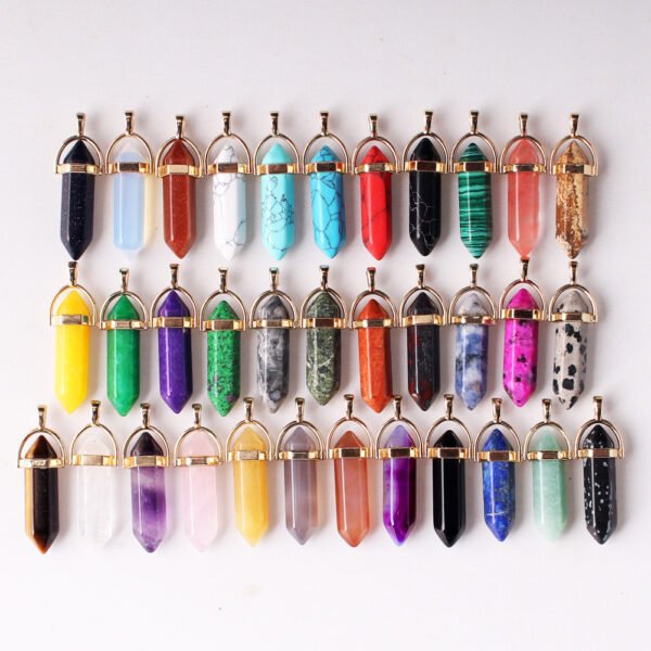 Gold Plated Buckle Hexagon Post Necklace Pendant Bracelets 3