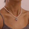 Temperament Fashion Trend Short Pearl Necklace Necklaces 10