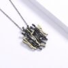 Geometric Lines Exaggerated Style Adjustable Clavicle Chain Necklaces 9