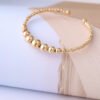 Gold-plated brass bead bracelet Bracelets 10