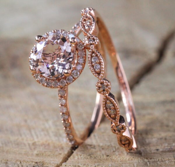 18k Rose Gold Ring In Europe And America Rings 3