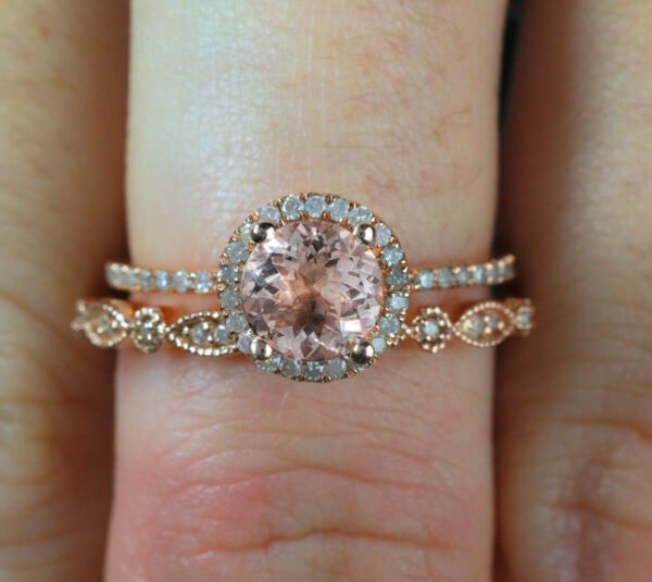 18k Rose Gold Ring In Europe And America Rings 6