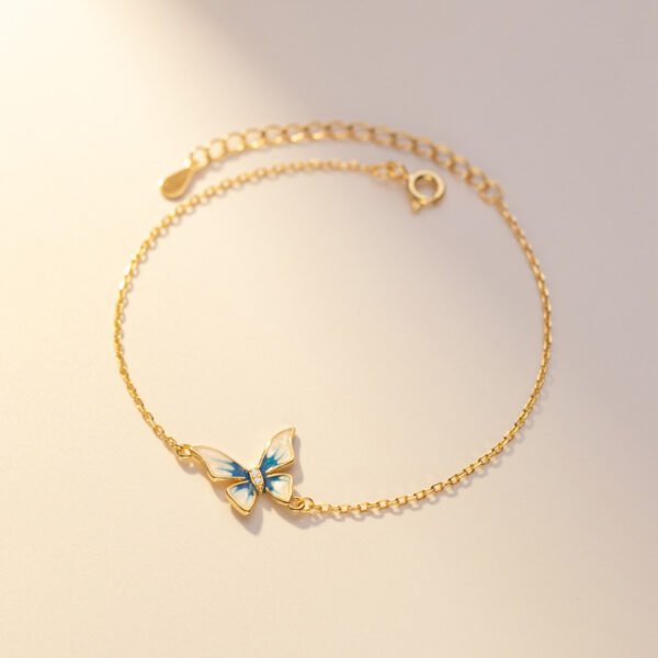 Gold Simple Diamond Inlaid Female Bracelet Bracelets 7