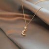 Fashionable Simple Micro-inlaid Zircon Necklace Necklaces 15