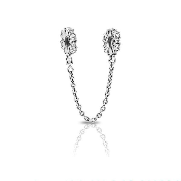 S925 Silver Beads Silver Beaded White Epoxy Nipple Accessories 10