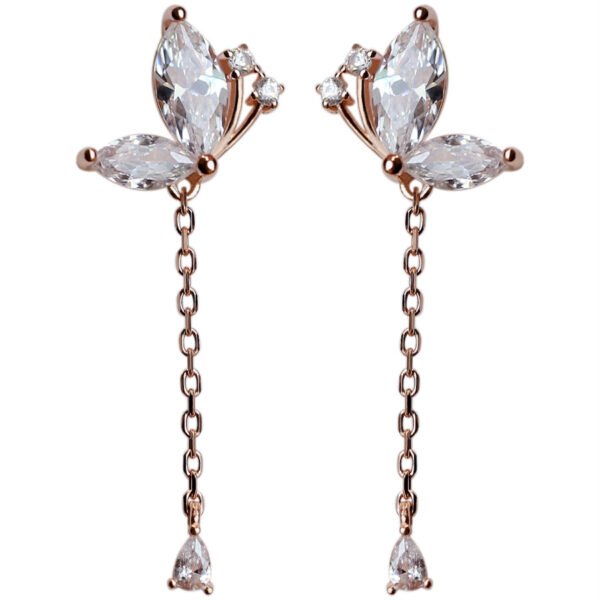 Mori Super Fairy Sterling Silver Butterfly Earrings Earrings 4