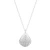 Scallop Conch Shell Pendant Necklace Gold and Silver Clavicle Chain Necklaces 11