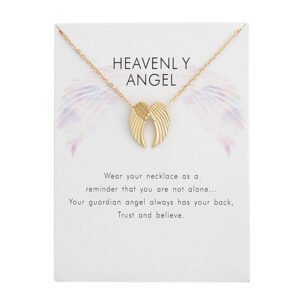 Heavenly Angel Wings Necklace Fashion Gold Silver Wing Pendant Clavicle Chain Necklaces For Women Necklaces