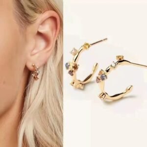 Women’s Gold-plated S925 Stud Earrings Earrings