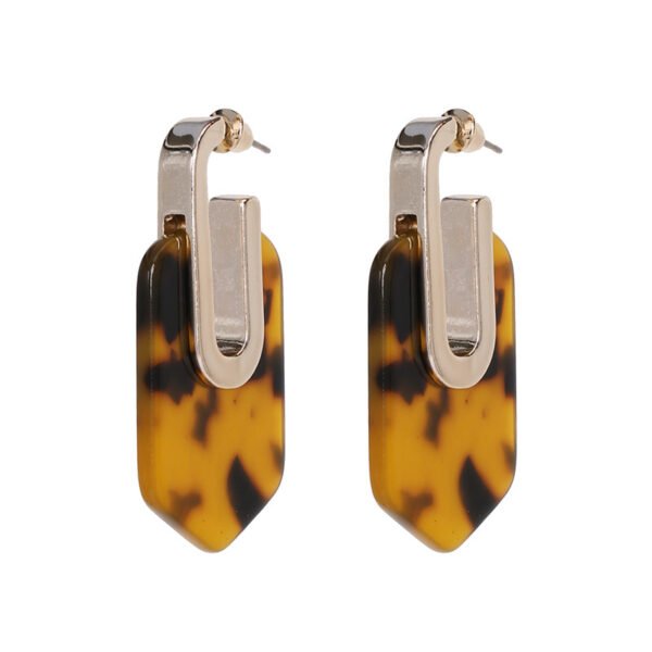 Acrylic Geometric Heart Shaped Earrings Jewelry Earrings 7