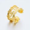 Openwork gold-plated ring Rings 8